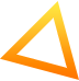 Triangle Orange PNG